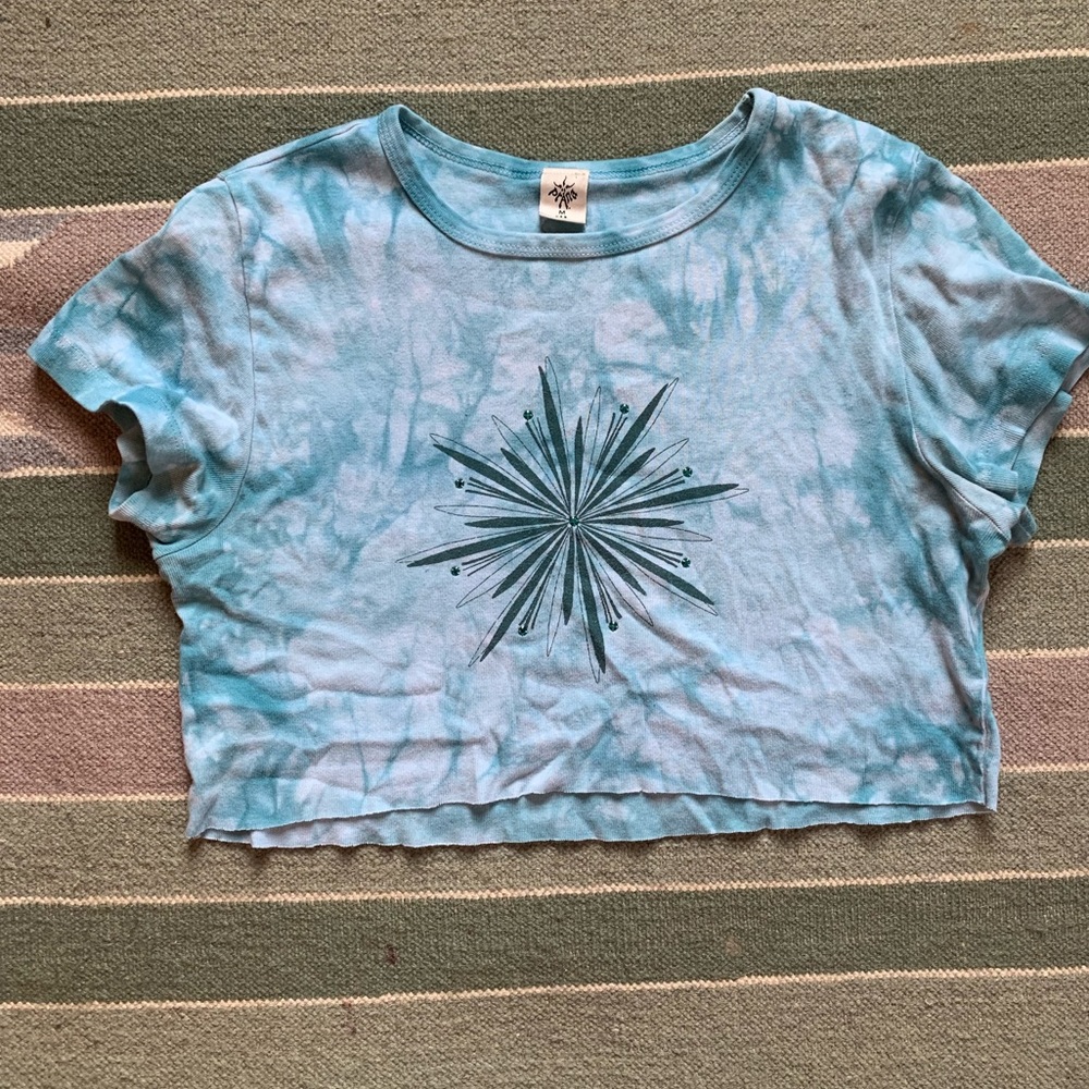 Prana tie dye crop top